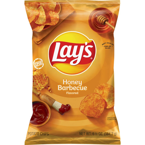 Lays Honey Barbecue Flavored Potatoes Chips 184.2g