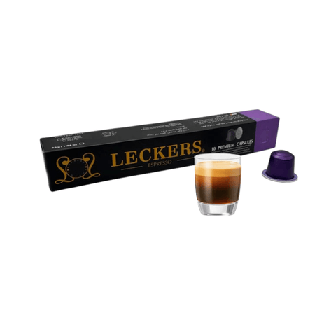 Leckers Espresso Capri coffee Capsules- 10 Capsules - CAFELAX