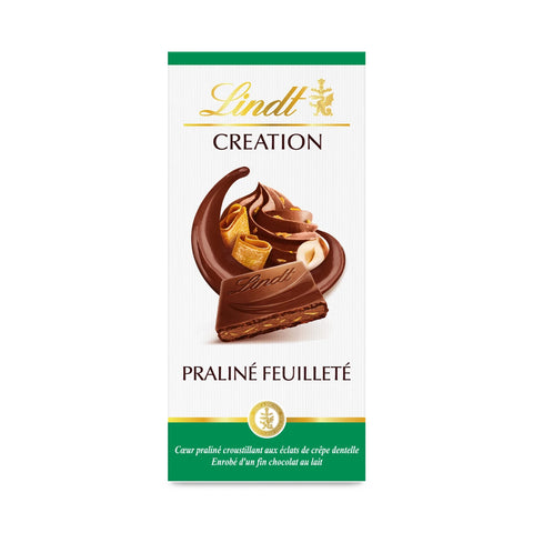 Lindt CREATION Chocolate Praline Feuilleté Tablet 150g