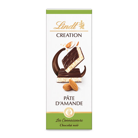 Lindt CREATION Les Connaisseurs Dark Almond Paste Chocolate 110g
