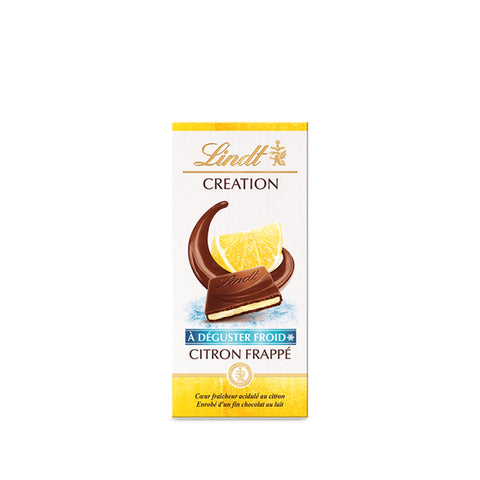 Lindt CREATION Milk Chocolate Lemon Flavor Tablet 150g