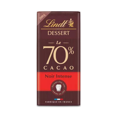 Lindt DESSERT Dark Intense 70% Cocoa Baking Chocolate 200g