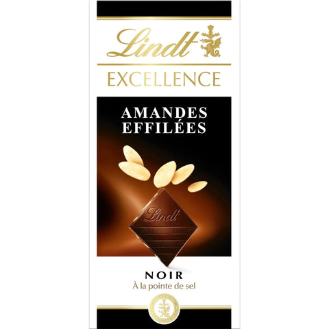 Lindt EXCELLENCE Dark Chocolate with Sliced Almonds 100g