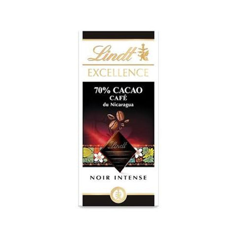Lindt Excellence 70% Café Nicaragua Chocolate  100g