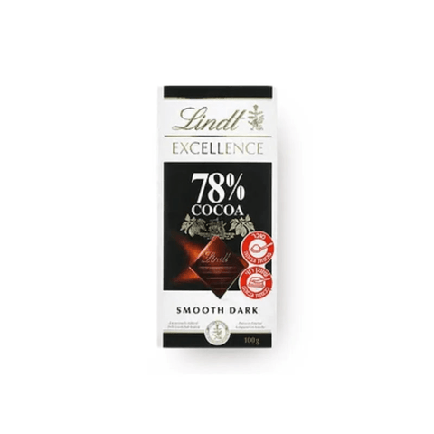 Lindt Excellence 78% Dark Chocolate 100g - CAFELAX