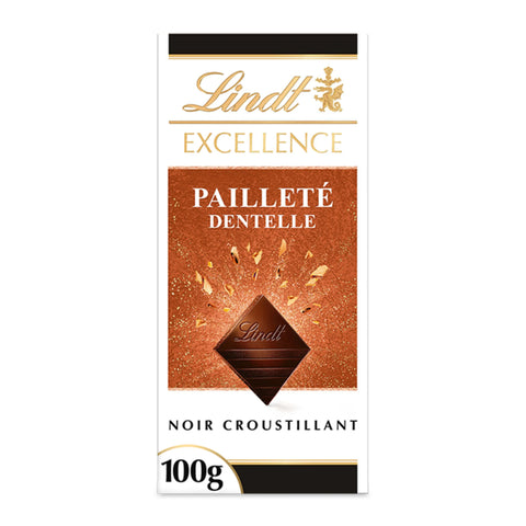 Lindt Excellence Paillete Dentelle Dark Chocolate 100g