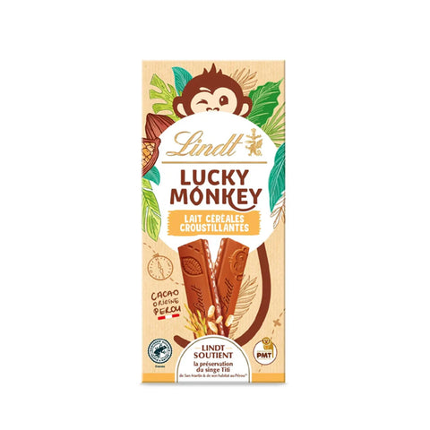 Lindt LUCKY MONKEY Chocolate Crunchy Cereal 100g