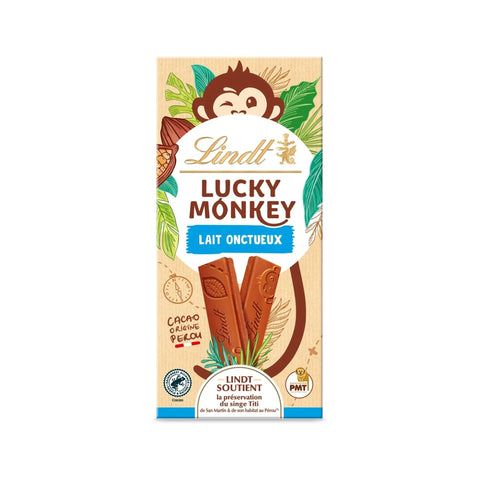 Lindt LUCKY MONKEY Creamy Milk Chocolate 100g