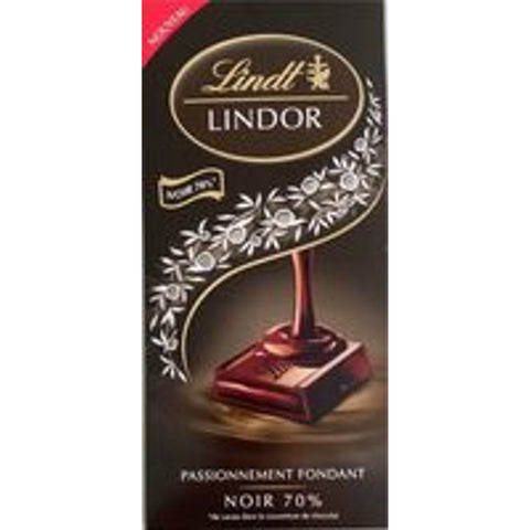 Lindt Lindor 70% Cacao Dark Chocolate 145g