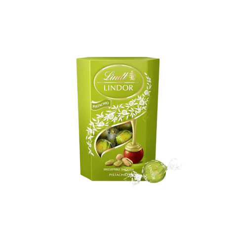 Lindt Lindor Pistachio Chocolate Truffles Box 200g - CAFELAX