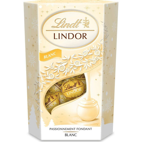 Lindt Lindor White Chocolate Truffles Box 200g