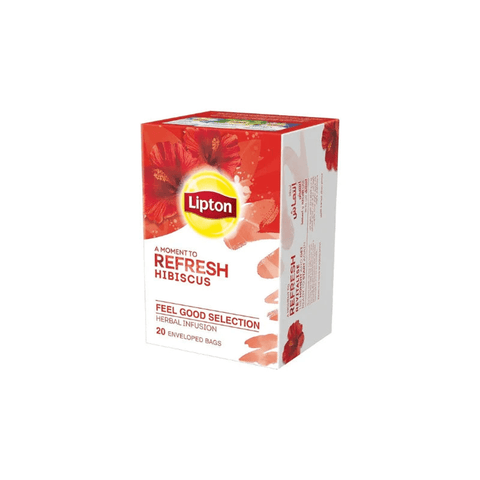 Lipton Herbal Infusion Hibiscus 20 Bags - CAFELAX