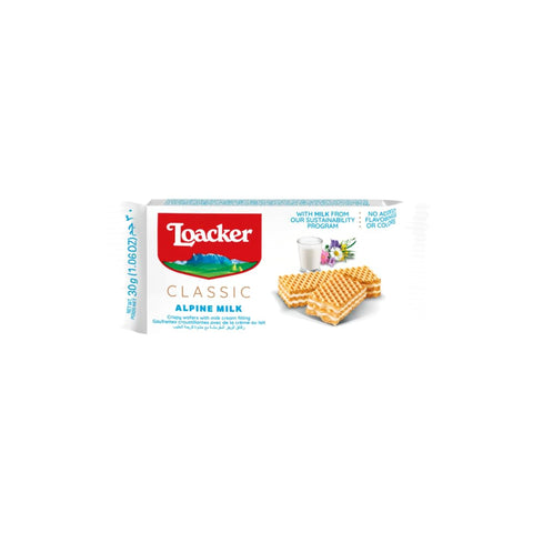 Loacker Classic Alpine MIlk Cream Wafer 30g
