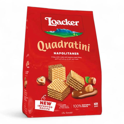 Loacker Quadratini Napolitaner Wafer 125g