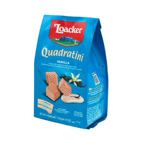 Loacker Quadratini Vanilla Wafer 125g