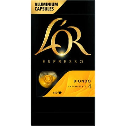 L'or Biondo Coffee Capsules - 10 Capsules