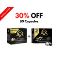 L'or Onyx and Ristretto Coffee Capsules Bundle - 80 Capsules - CAFELAX