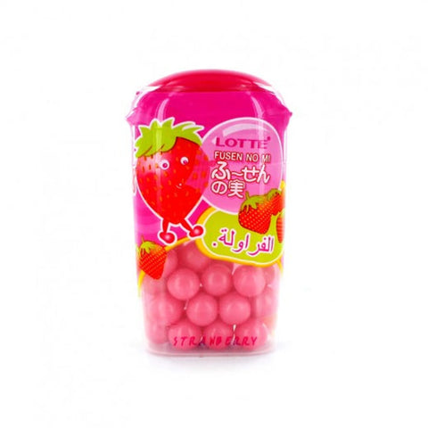 Lotte Fusen No Mi Strawberry Flavored Candy 15g