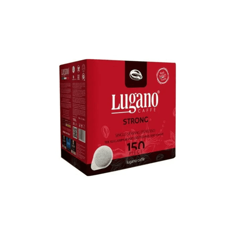Lugano Strong Easy Serving Pods - 150 Pods - CAFELAX