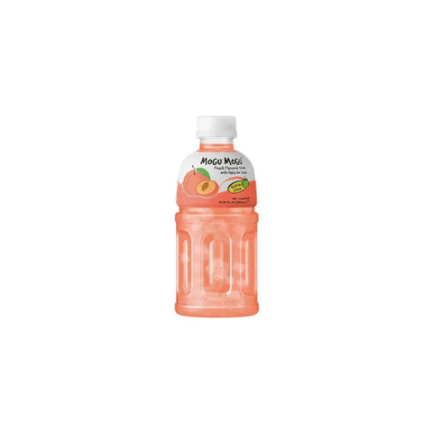 MOGU MOGU Peach Flavored Drink With NATA DE COCO 320ml - CAFELAX