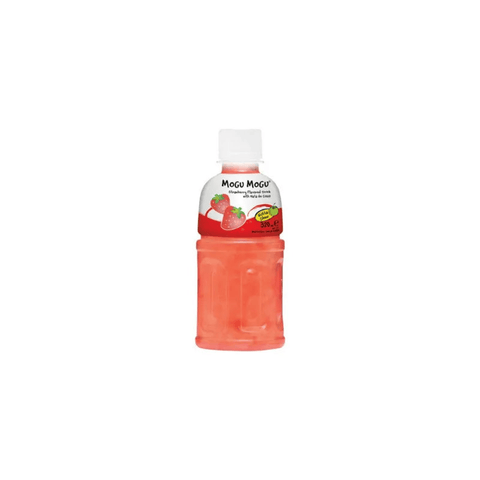 MOGU MOGU Strawberry Flavored Drink With NATA DE COCO 320ml - CAFELAX