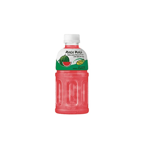 MOGU MOGU Watermelon Flavored Drink With NATA DE COCO 320ml - CAFELAX