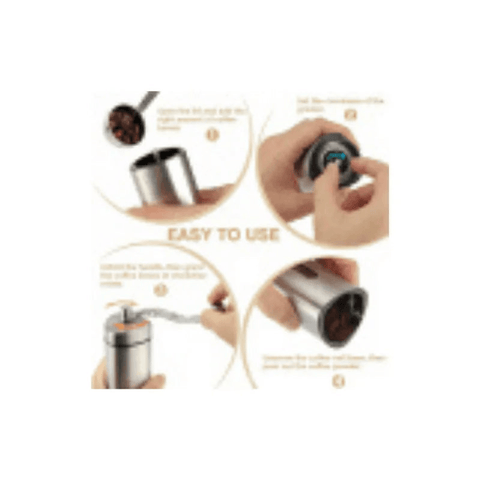 Manual Coffee Grinder With Adjustable Conical Ceramic Burr - CAFELAX