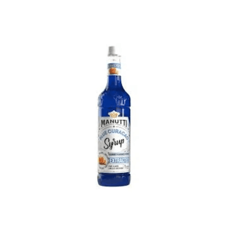 Manutti Blue Curacao Syrup 1L - CAFELAX
