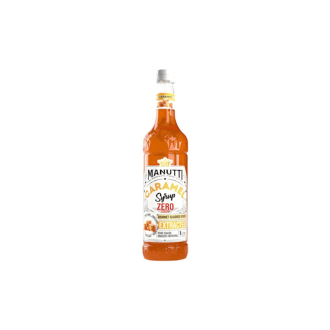 Manutti Caramel Zero Sugar Syrup 1L - CAFELAX