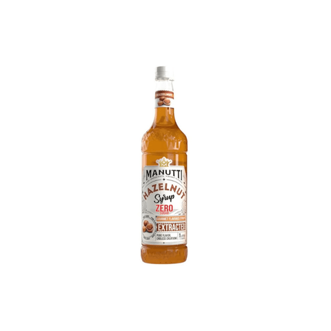 Manutti Hazelnut Zero Sugar Syrup 350 ml - CAFELAX
