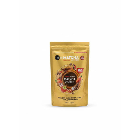 Matcha Premium Japanese Coffee Streawberry Powder 100g