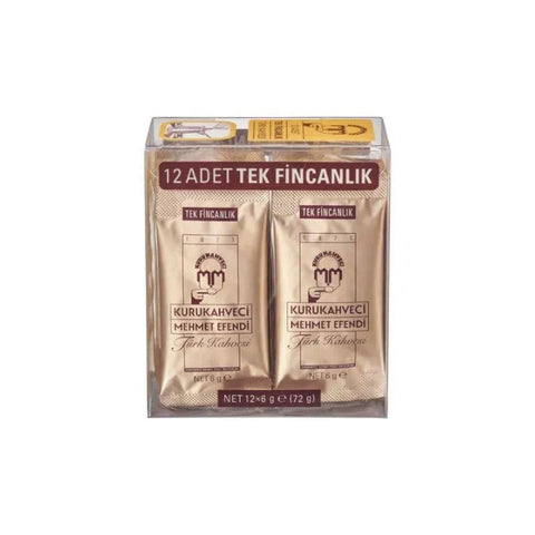 Mehmet Efendi Turkish Ground Coffee 12 Sachet - CAFELAX