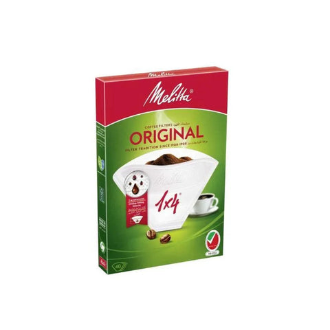 Melitta Original Filter Coffee Paper 4*1 - 40 Filter - CAFELAX