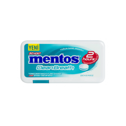 Mentos 2 Hours Clean Breath Intensive Mint 21g - CAFELAX