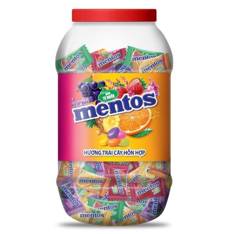 Mentos 4-Fruits Mix Candies Tin 486g