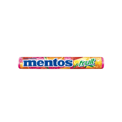 Mentos Fruit Buah Chewy Dragees 29g - CAFELAX