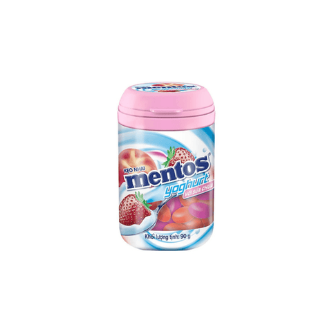 Mentos Gum Strawberry Yogurt 90g - CAFELAX