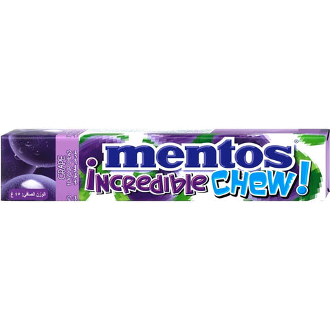 Mentos Incredible Chew Grape Candy 45g