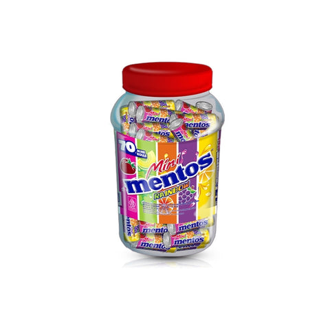 Mentos Mini Rolls Rainbow Jar 700g