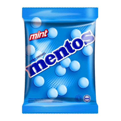 Mentos Mint Chewy Dargees 135g
