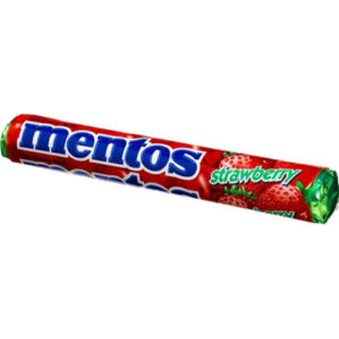 Mentos Strawberry Chewy Strawberry Candy 37.5g