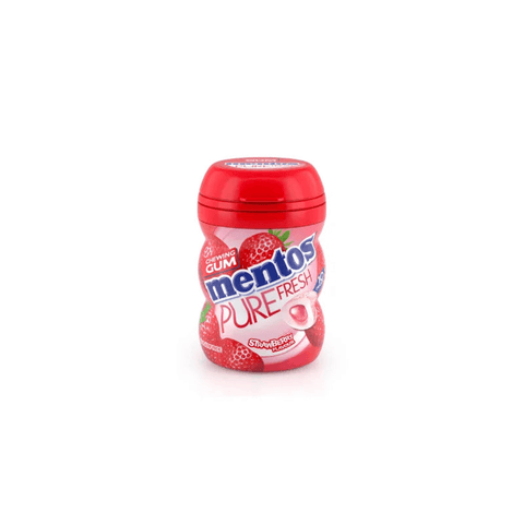 Mentos Sugar free Pure Fresh Strawberry Gum - 10 Pieces - CAFELAX