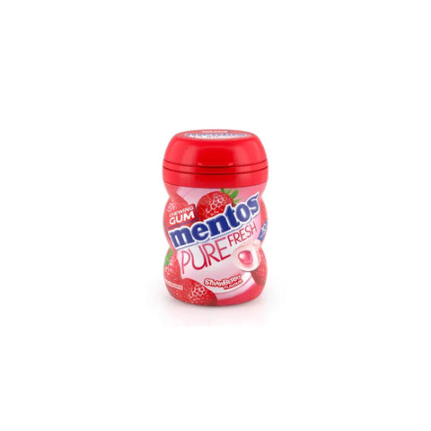 Mentos Sugar free Pure Fresh Strawberry Gum - 30 Pieces - CAFELAX