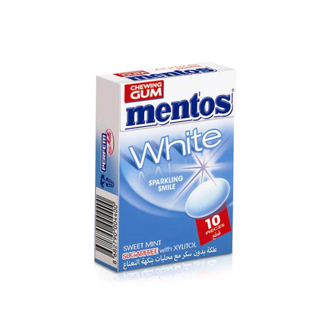 Mentos White Free Sugar Sweet Mint - 14.5g