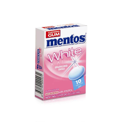 Mentos White Free Sugar Tutti Frutti - 14.5g