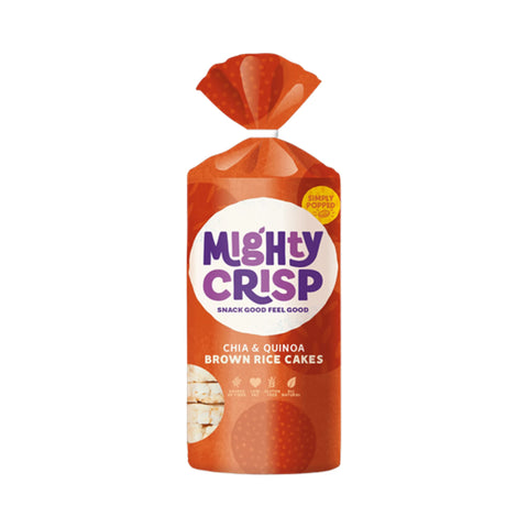 Mighty Crisp Chia & Quinoa Brown Rice Cakes 106g - CAFELAX