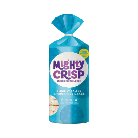 Mighty Crisp Salted Brown Rice Cakes 106g - CAFELAX