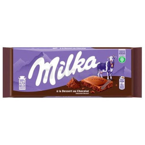 Milka Dessert Chocolate 100g