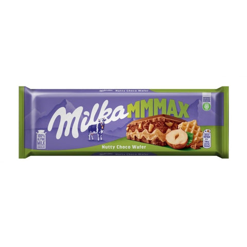 Milka MMMAX Nutty Choco Wafer Chocolate 270g