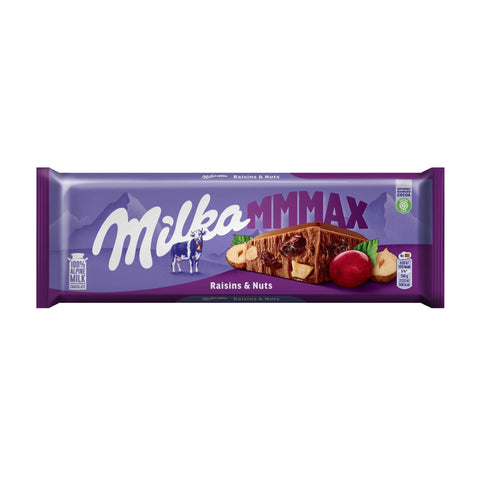 Milka MMMAX Raisins & Nuts Chocolate 270g